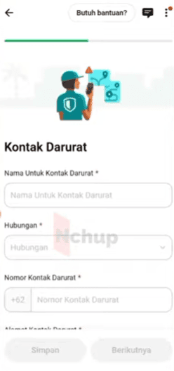 Tampilan Kontak Darurat di Aplikasi Grab Driver.png