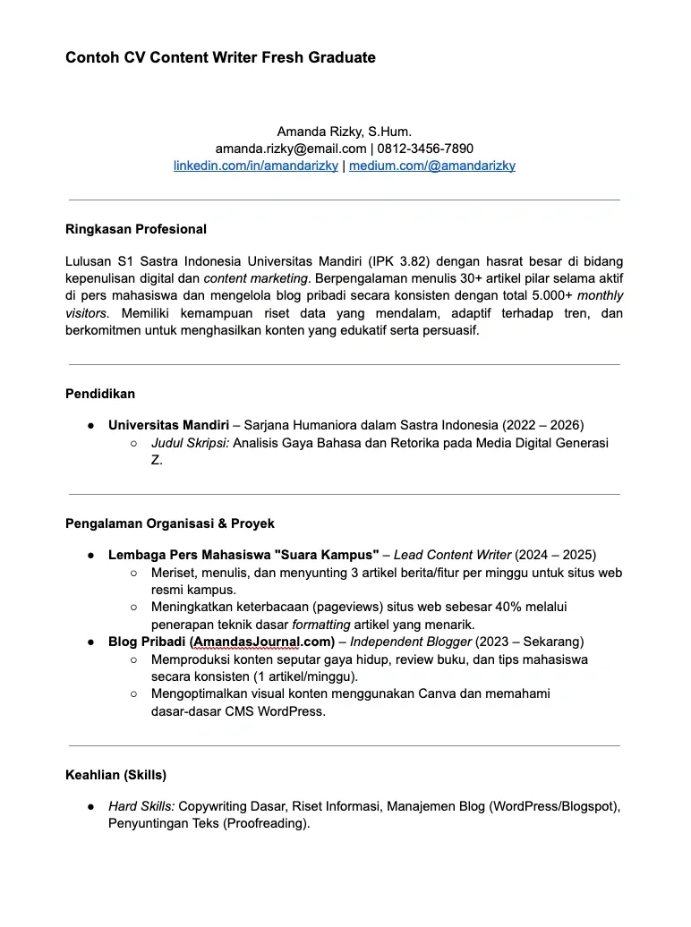 1. Contoh CV Content Writer Fresh Graduate.webp
