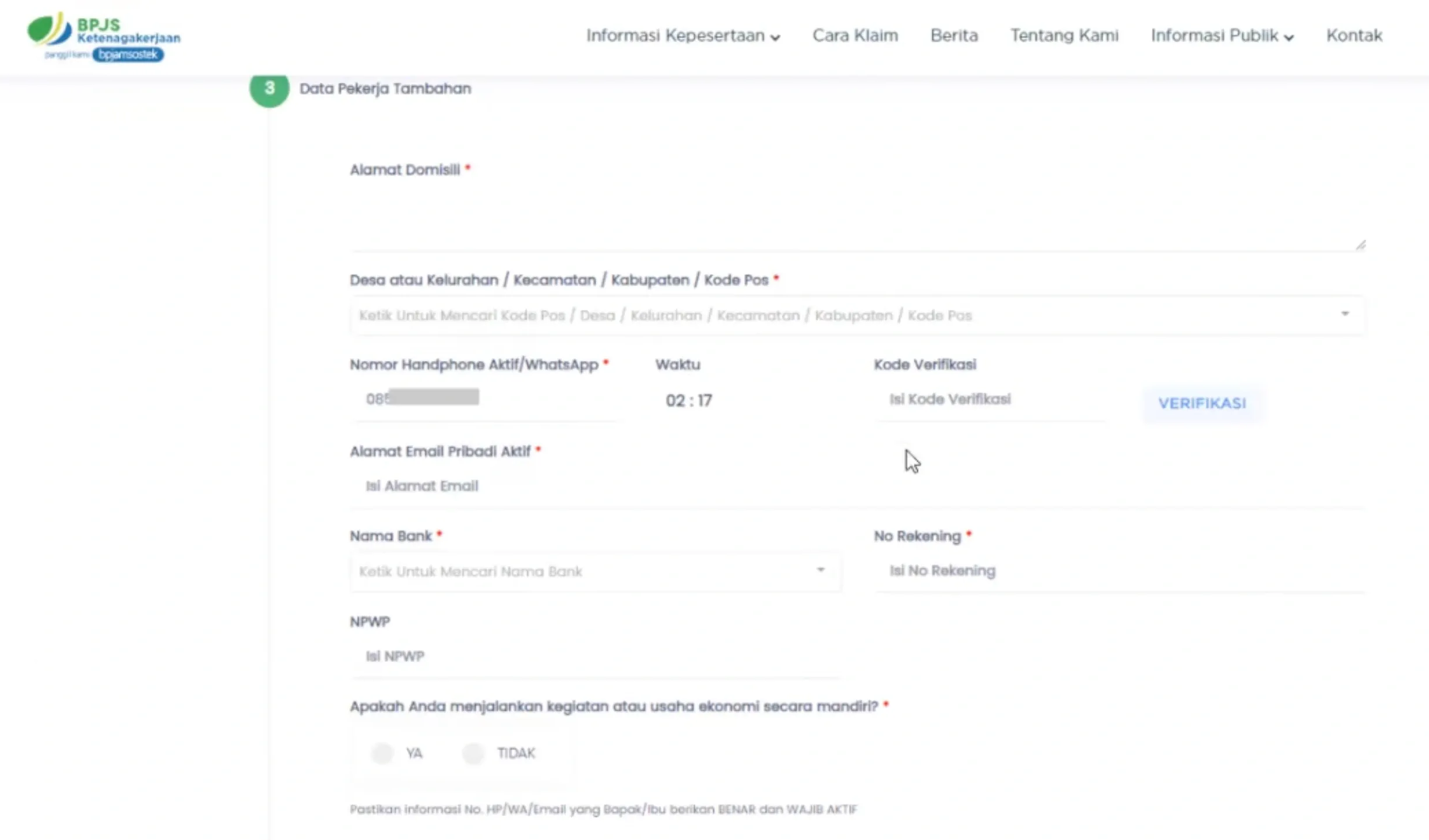 Cara Mencairkan BPJS Ketenagakerjaan lewat Lapakasik