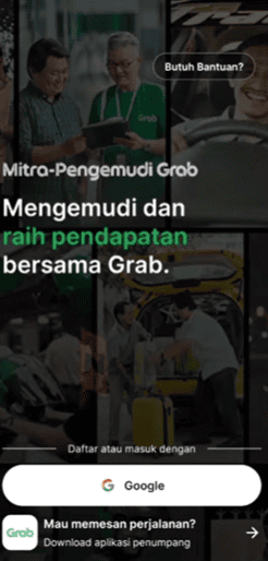 Tampilan Menu Awal Aplikasi Grab Driver.png