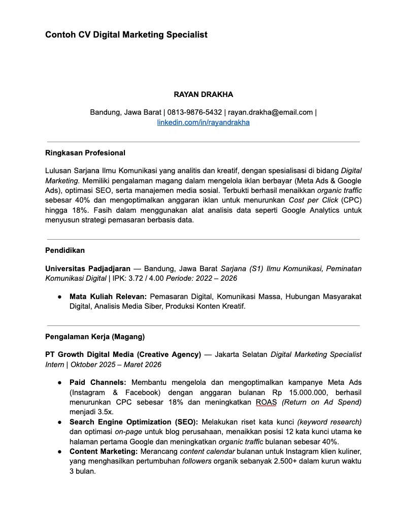 3. Contoh CV Digital Marketing Specialist.webp