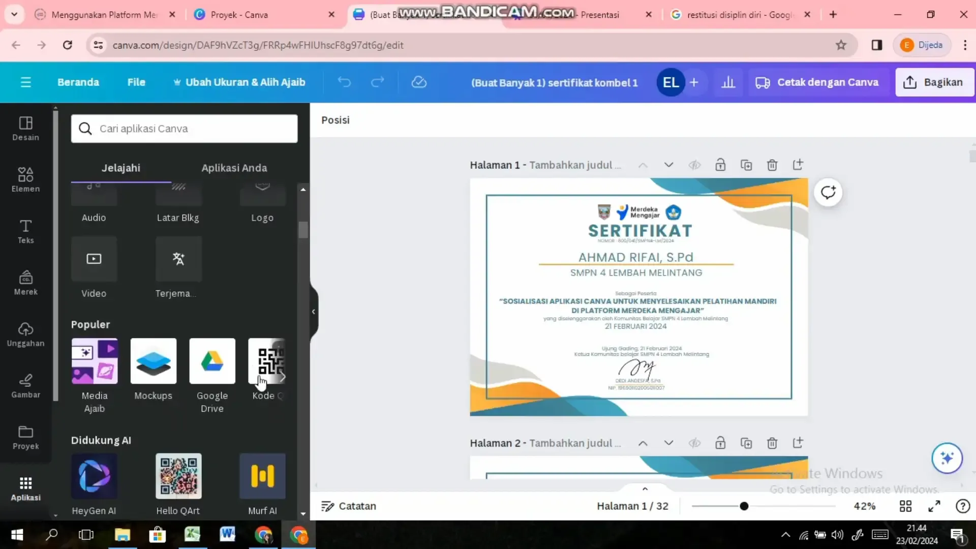 cara membuat barcode
