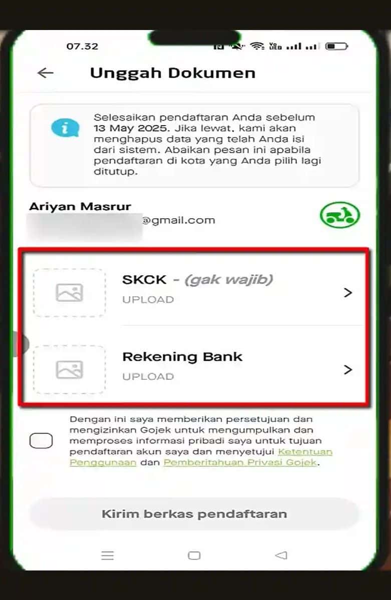 cara daftar gojek driver