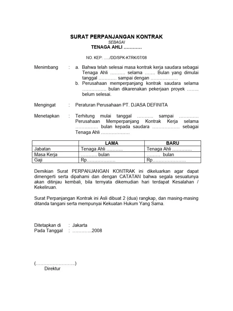 5. Contoh Surat Perpanjangan Kontrak Kerja untuk Jabatan yang Sama.webp