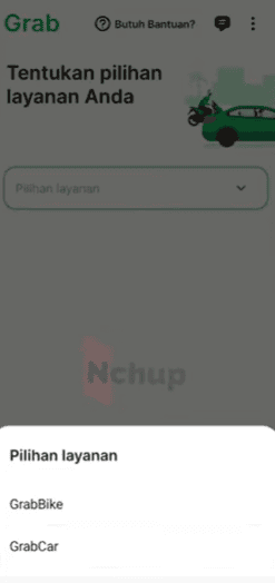 Tampilan Pilihan Layanan di Aplikasi Grab Driver.png
