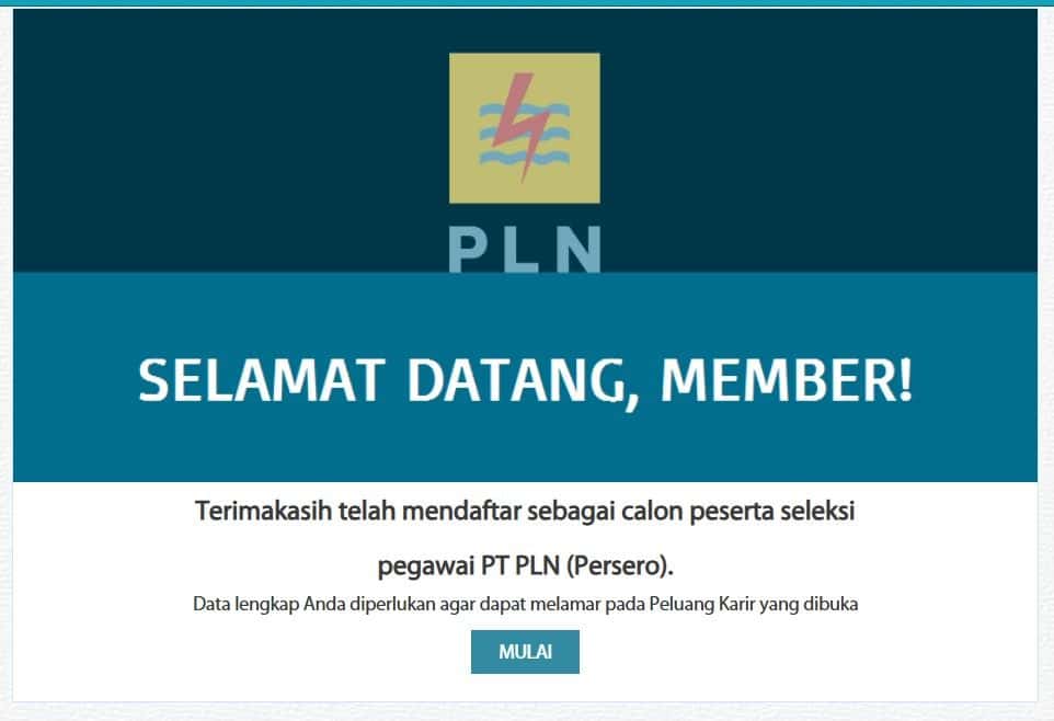 cara daftar rekrutmen nasional PLN Group 2025