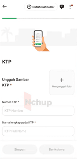 Tampilan Formulir Data KTP di Aplikasi Grab Driver.png