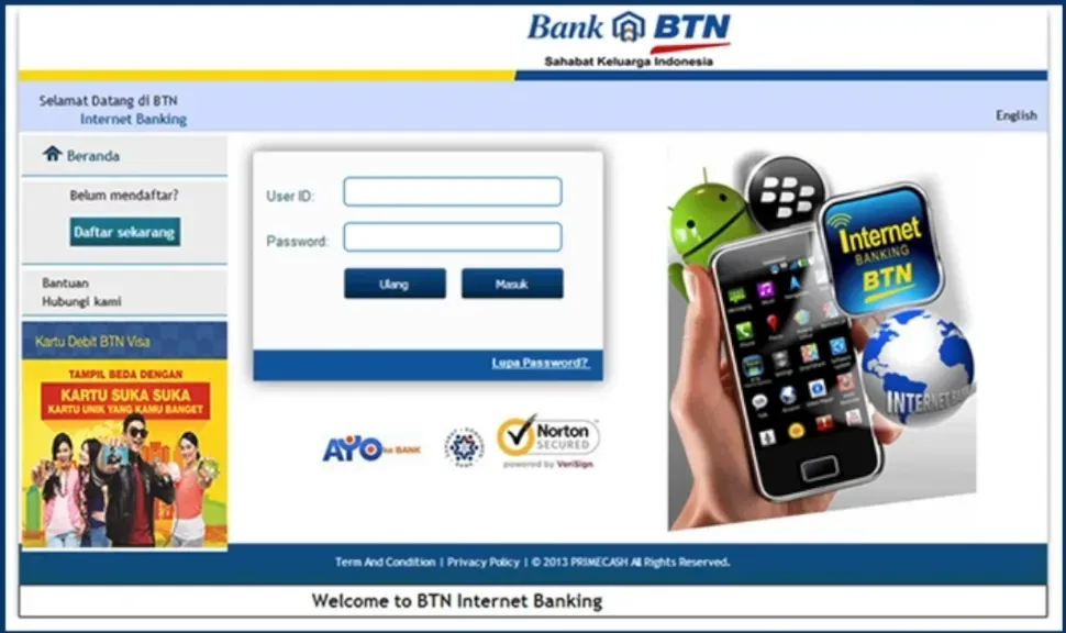 Cara Bayar UTBK Lewat Internet Banking BTN (2).webp