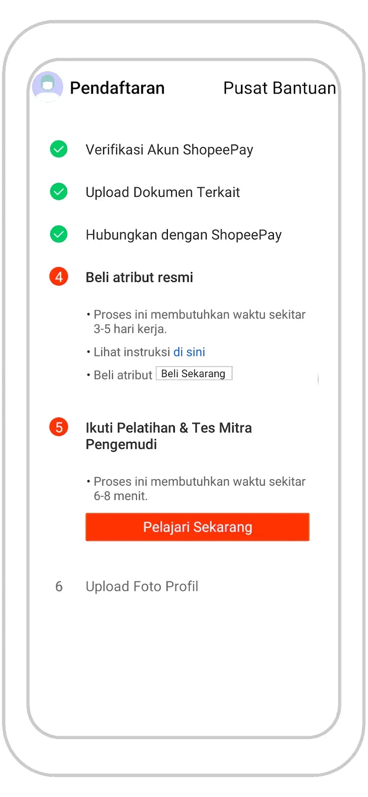 Cara Daftar Shopee Food untuk Driver secara Online (6).webp