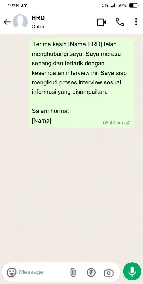 Contoh Balasan Undangan Interview untuk Konfirmasi Kehadiran.webp