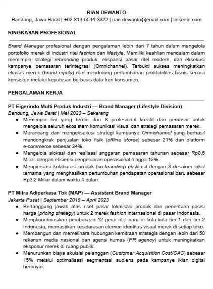 Contoh CV Brand Manager PDF.webp