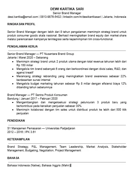 Contoh CV Brand Manager Senior.webp