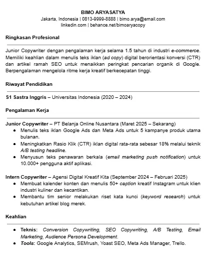 Contoh CV Copywriter Junior.webp