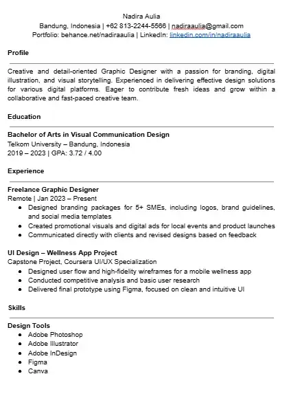 Contoh CV Graphic Designer dalam Bahasa Inggris.webp