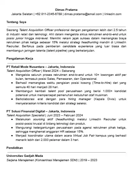 Contoh CV Talent Acquisition Officer.webp