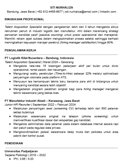 Contoh CV Talent Acquisition Word.webp