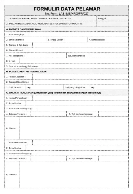Contoh Form Data Diri Pelamar untuk Mass Hiring.webp