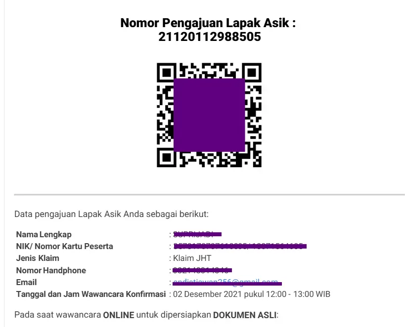 Contoh Jadwal Wawancara Klaim  JHT.webp