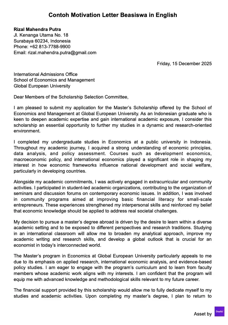 Contoh Motivation Letter Beasiswa in English.webp