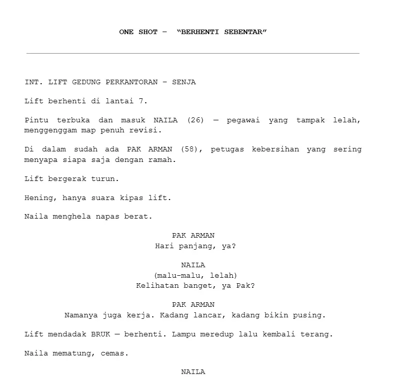 Contoh Naskah Film 1 Adegan.webp