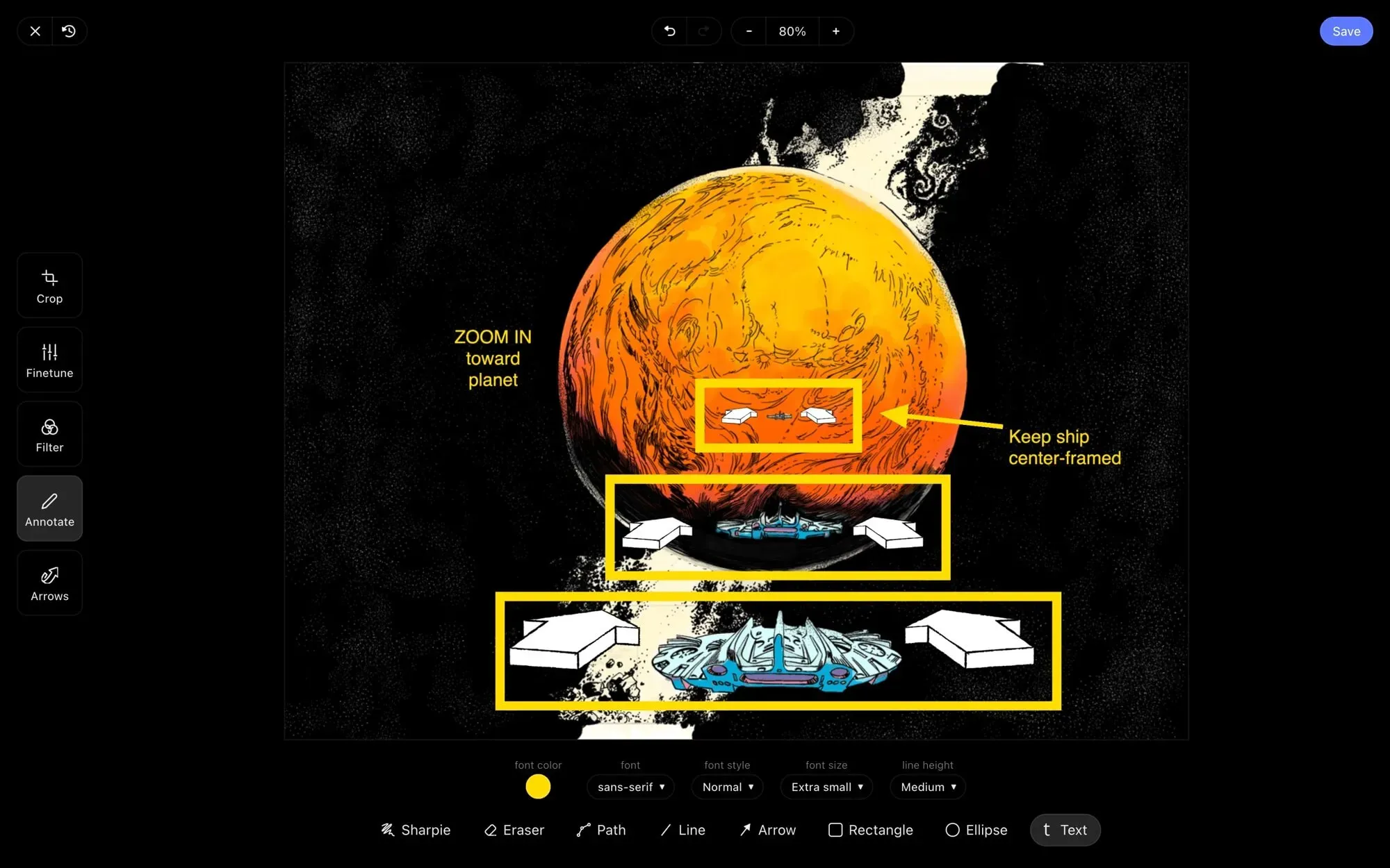 Contoh Penambahan Panah di Storyboard (2).webp