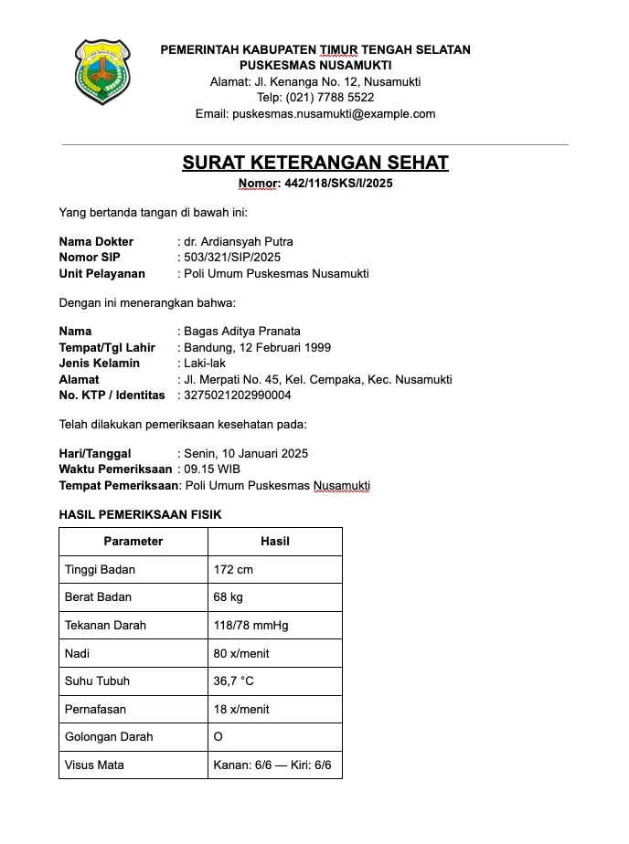 Contoh Surat Keterangan Sehat Puskesmas.webp