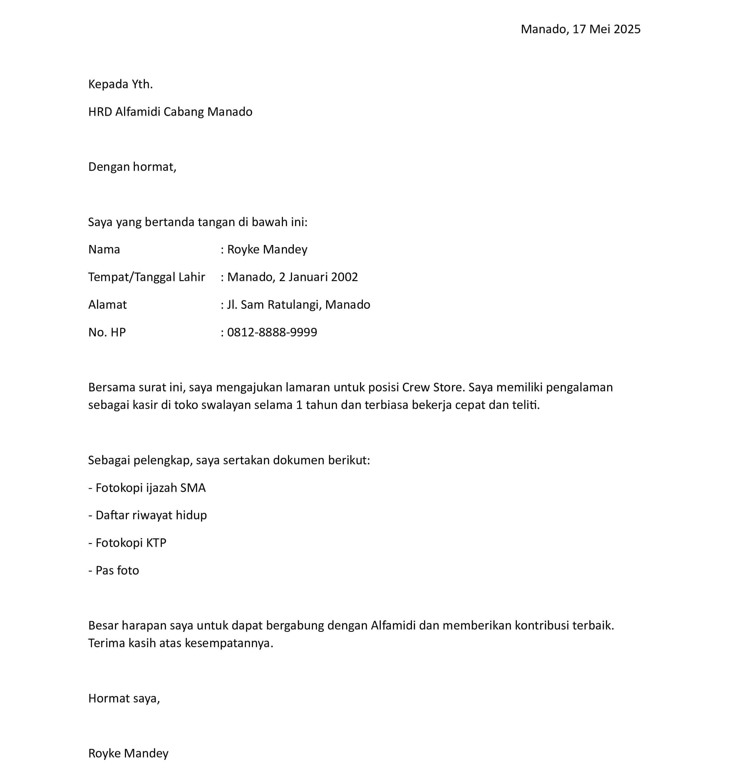 Contoh Surat Lamaran Kerja Alfamidi Manado.jpg