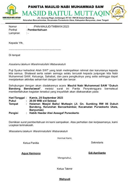 Contoh Surat Pemberitahuan Kegiatan Organisasi.webp