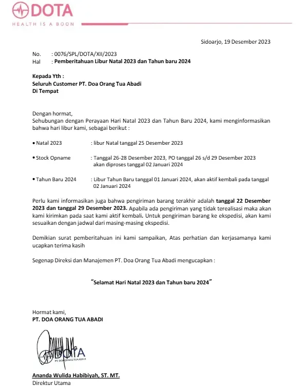 Contoh Surat Pemberitahuan Libur Tahun Baru.webp