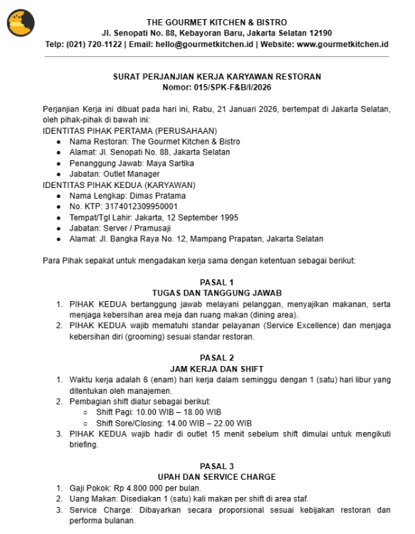 Contoh Surat Perjanjian Kerja Karyawan Restoran.png