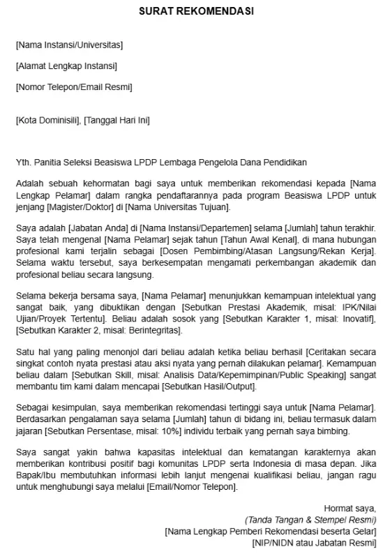 Download Contoh Surat Rekomendasi LPDP.webp