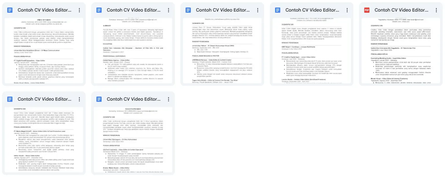 Download Template CV Video Editor Gratis.webp