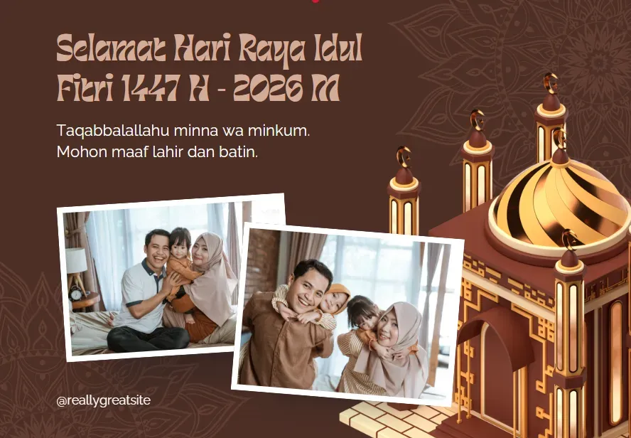 Kartu Ucapan Idul Fitri dengan Foto.webp