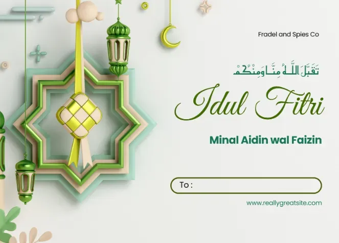 Kartu Ucapan Idul Fitri dengan Kaligrafi.webp
