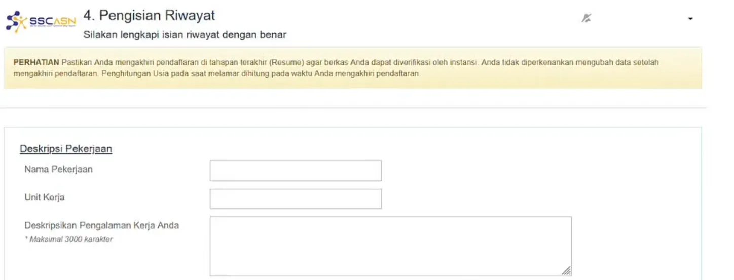 Kolom Deskripsi Guru di Portal SSCASN.webp