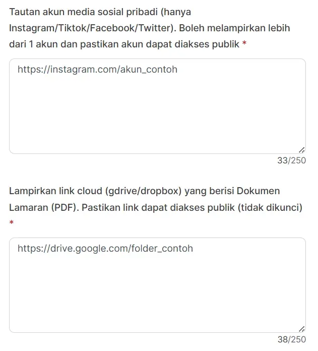 Kolom Link Akun Media Sosial dan Cloud.webp