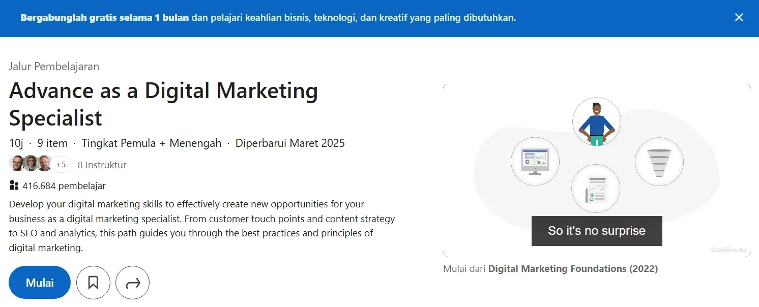 LinkedIn Learning Become a Digital Marketing Specialist.webp