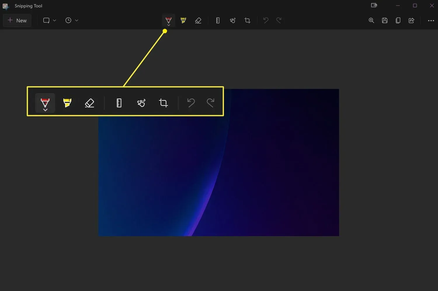 Menu Editing di Snipping Tool.webp