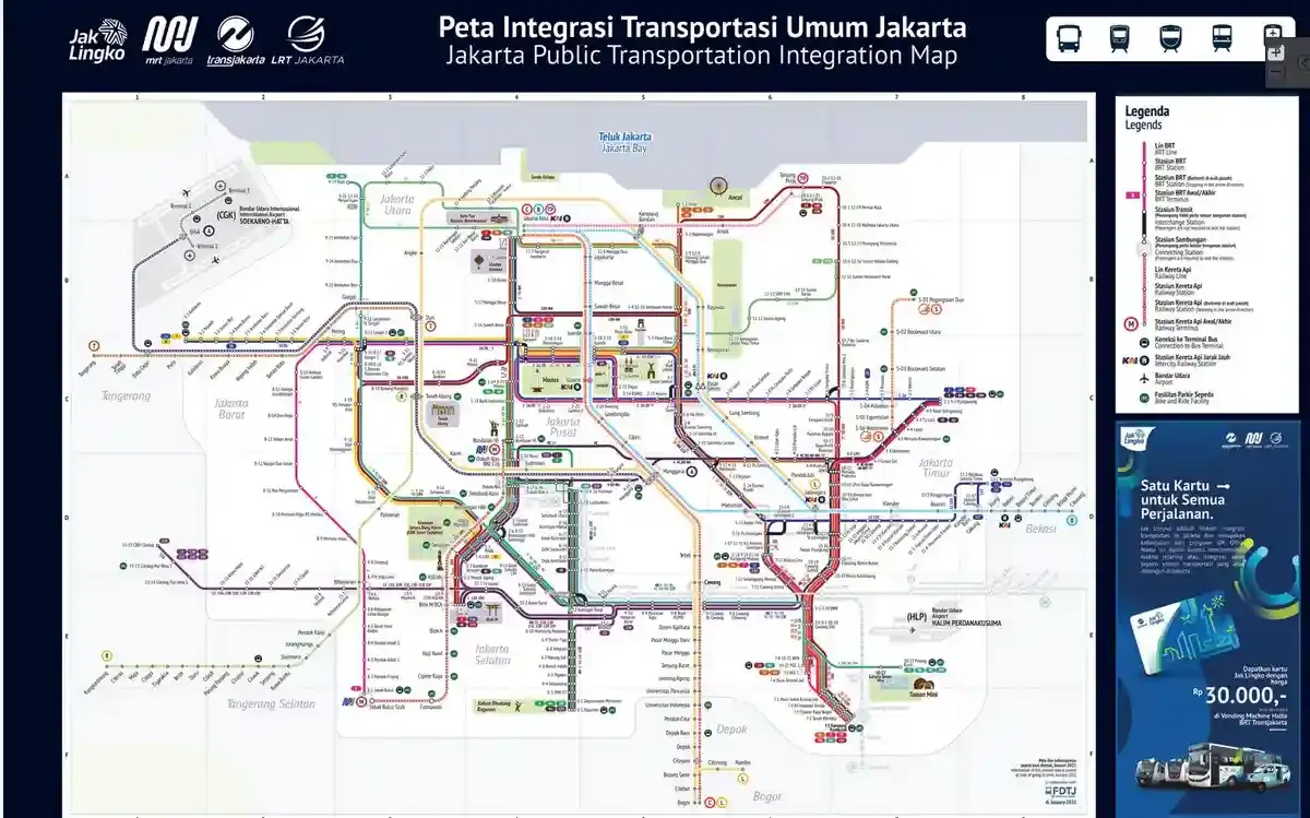 Rute dan Jadwal Transjakarta