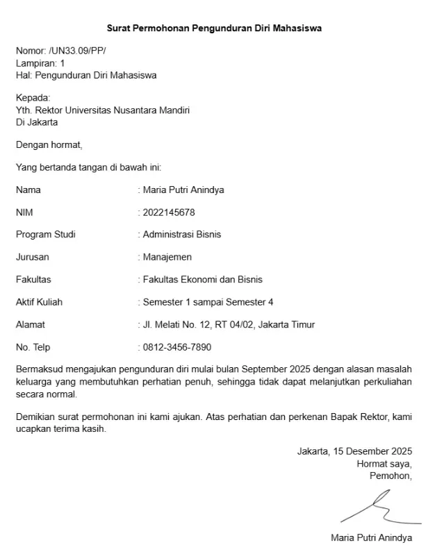 Surat Pengunduran Diri Mahasiswa PDF.webp
