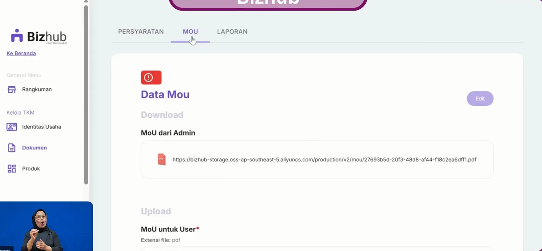 Tampilan Dokumen MoU  Sumber Youtube Dit. Bina Perluasan Kesempatan Kerja.webp