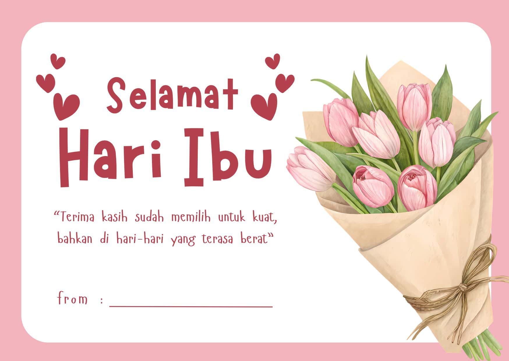 Kartu Ucapan Selamat Hari Ibu