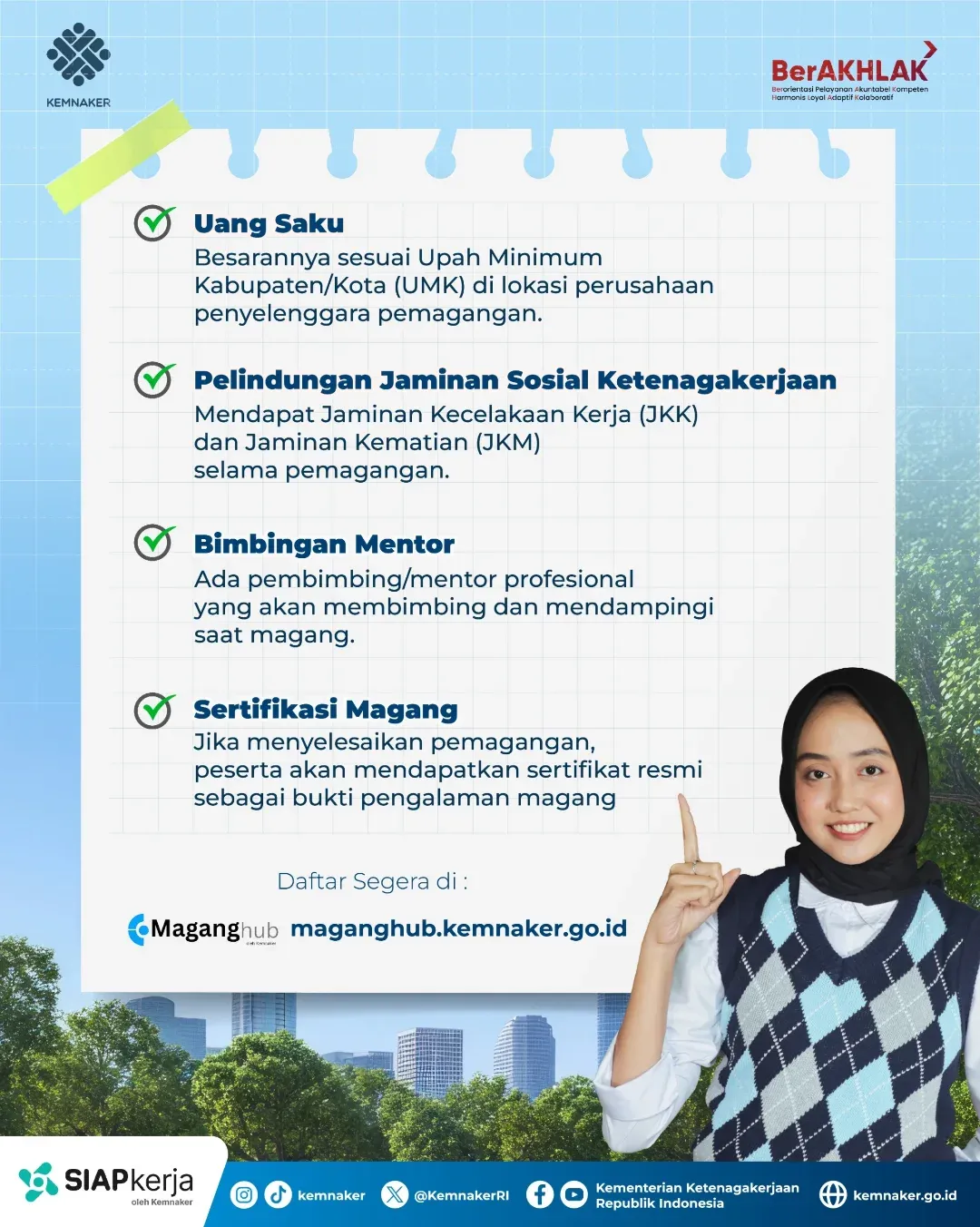 benefit magang nasional kemenaker