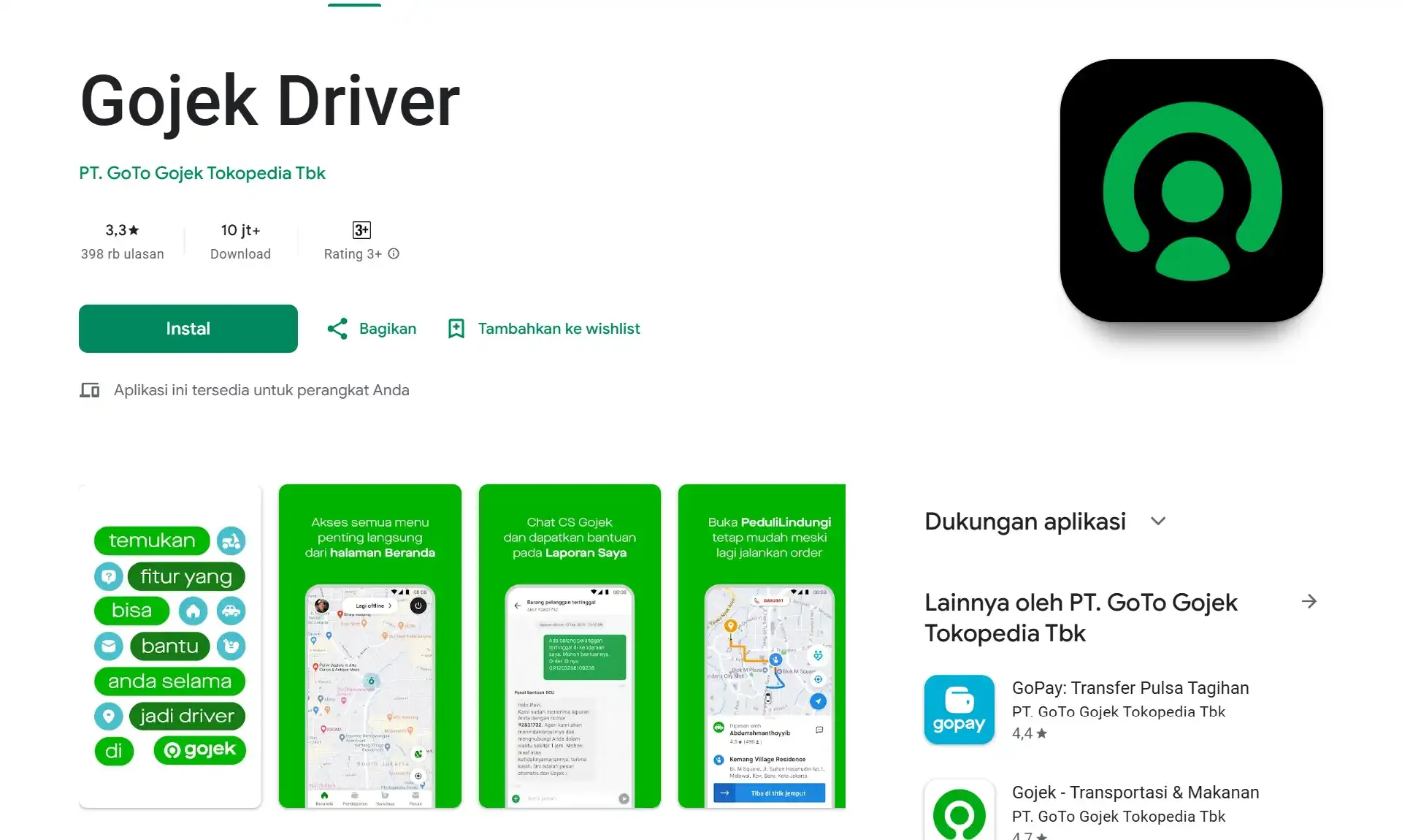 cara daftar gojek driver