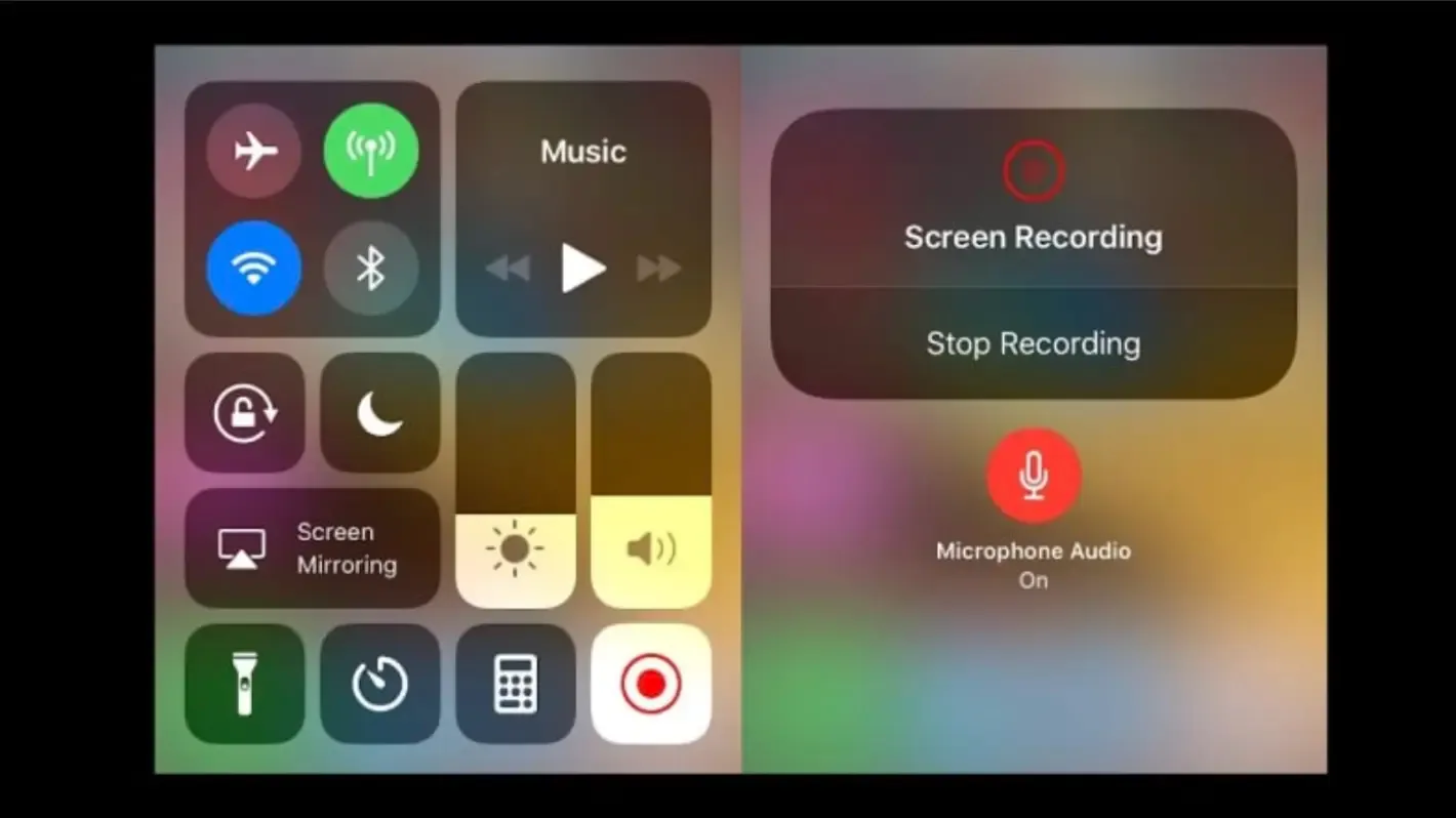 cara merekam layar iphone