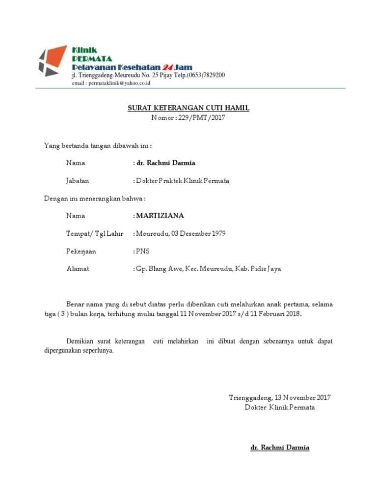 contoh surat cuti melahirkan dai klinik.jpg