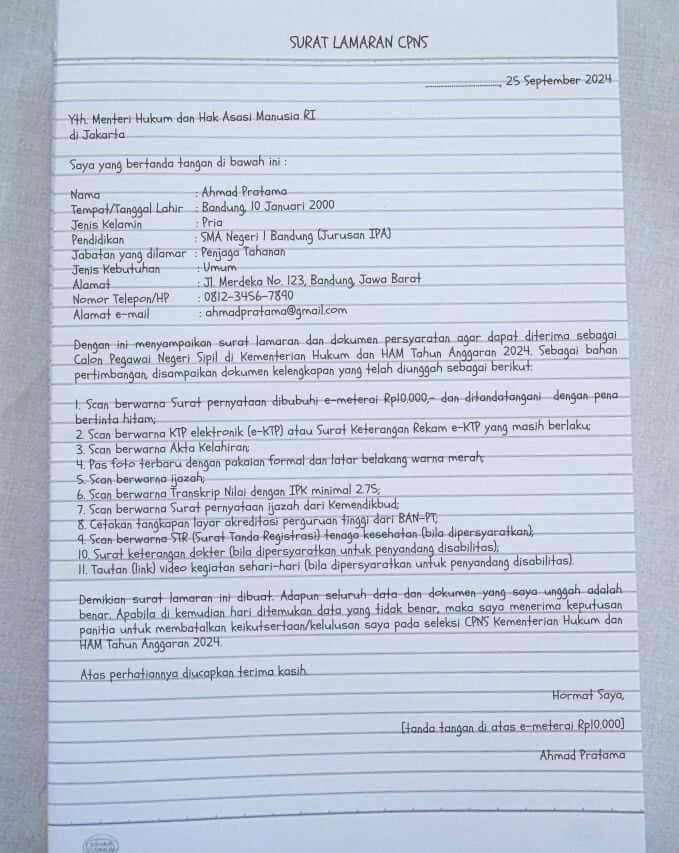 contoh surat lamaran cpns tulis tangan Kemenkumham 4.jpg
