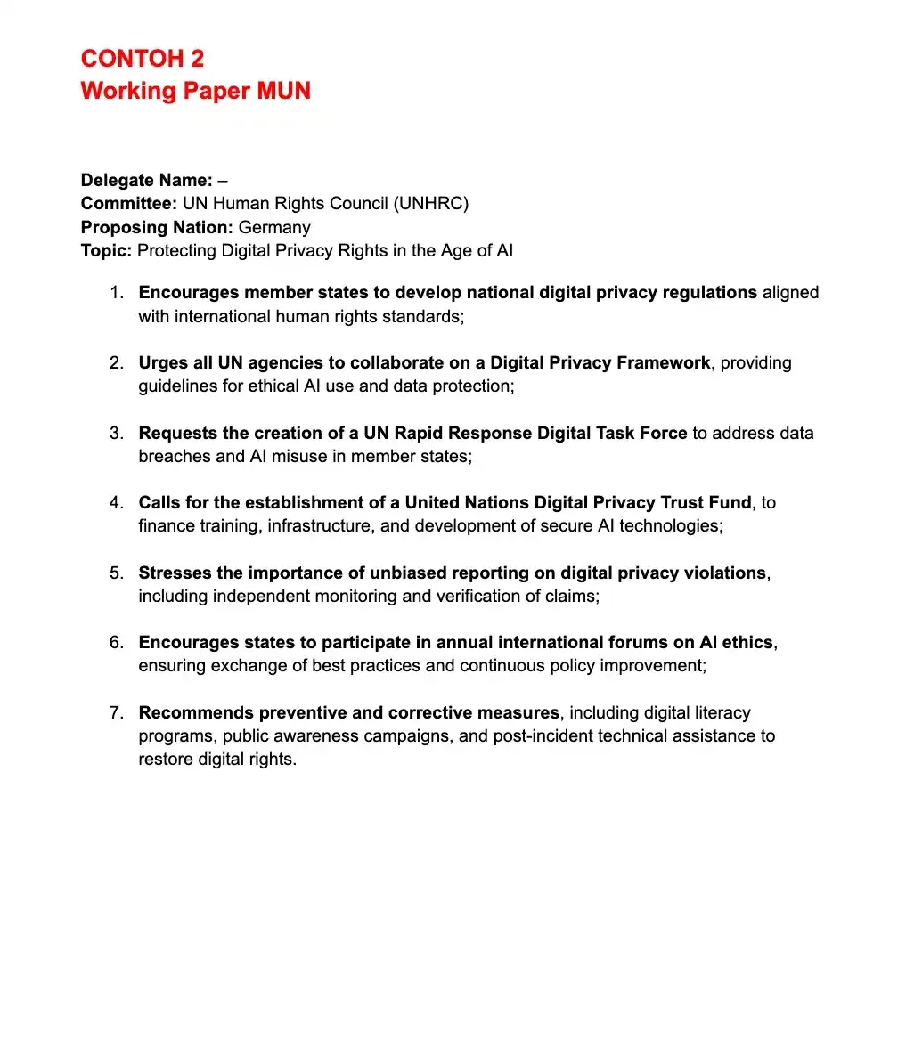 contoh working paper MUN.webp