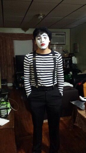 ide kostum halloween mime