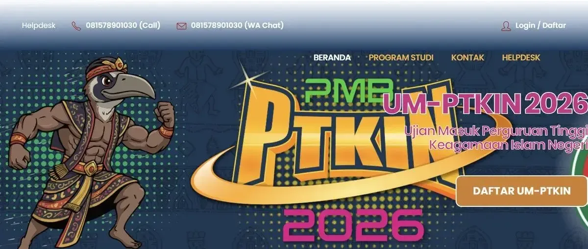 Cara Daftar UM-PTKIN 2026